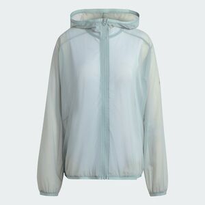 adidas — soft lux mesh full zip hoodie
